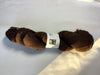 Worsted weight alpaca natural (undyed) dark brown from 'Cinder'