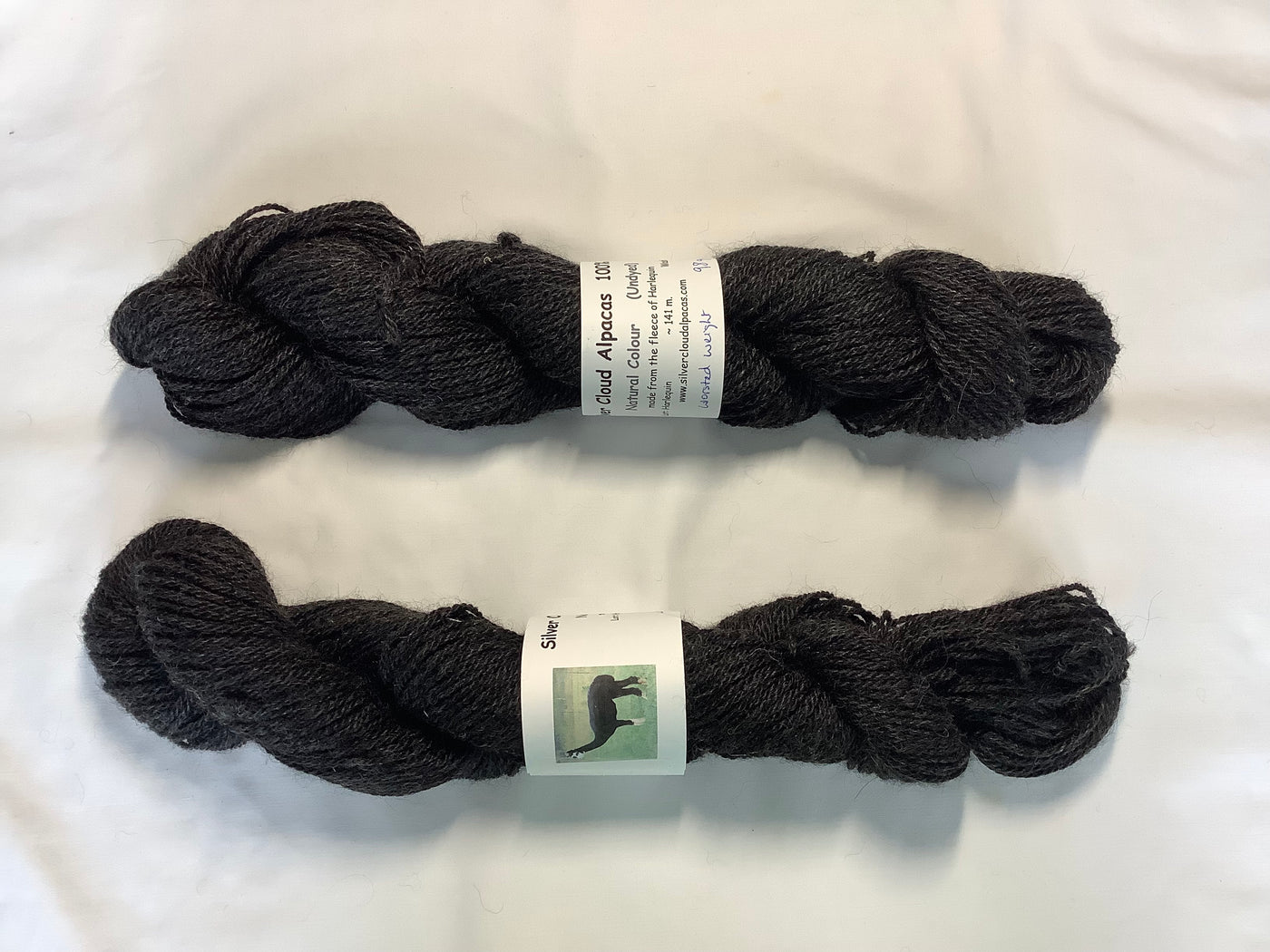 Worsted weight 'Charcoal' Alpaca Yarn